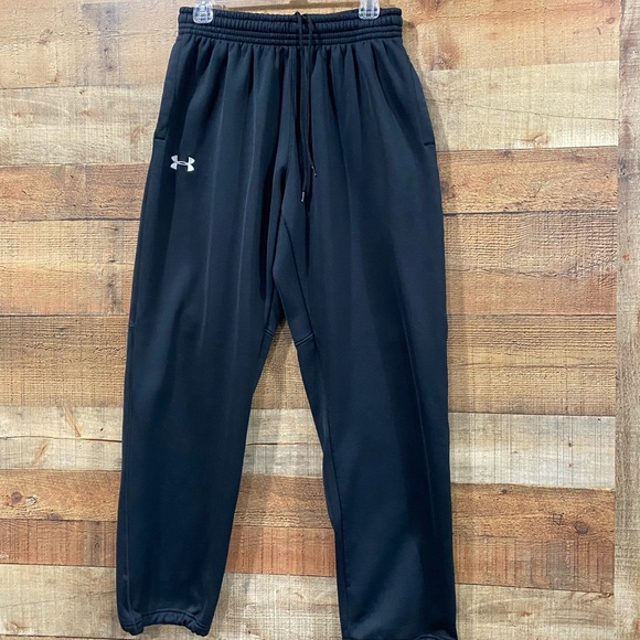 Under Armour Loose Fit Black Sweat Pants Size Large - Picture 1 of 5